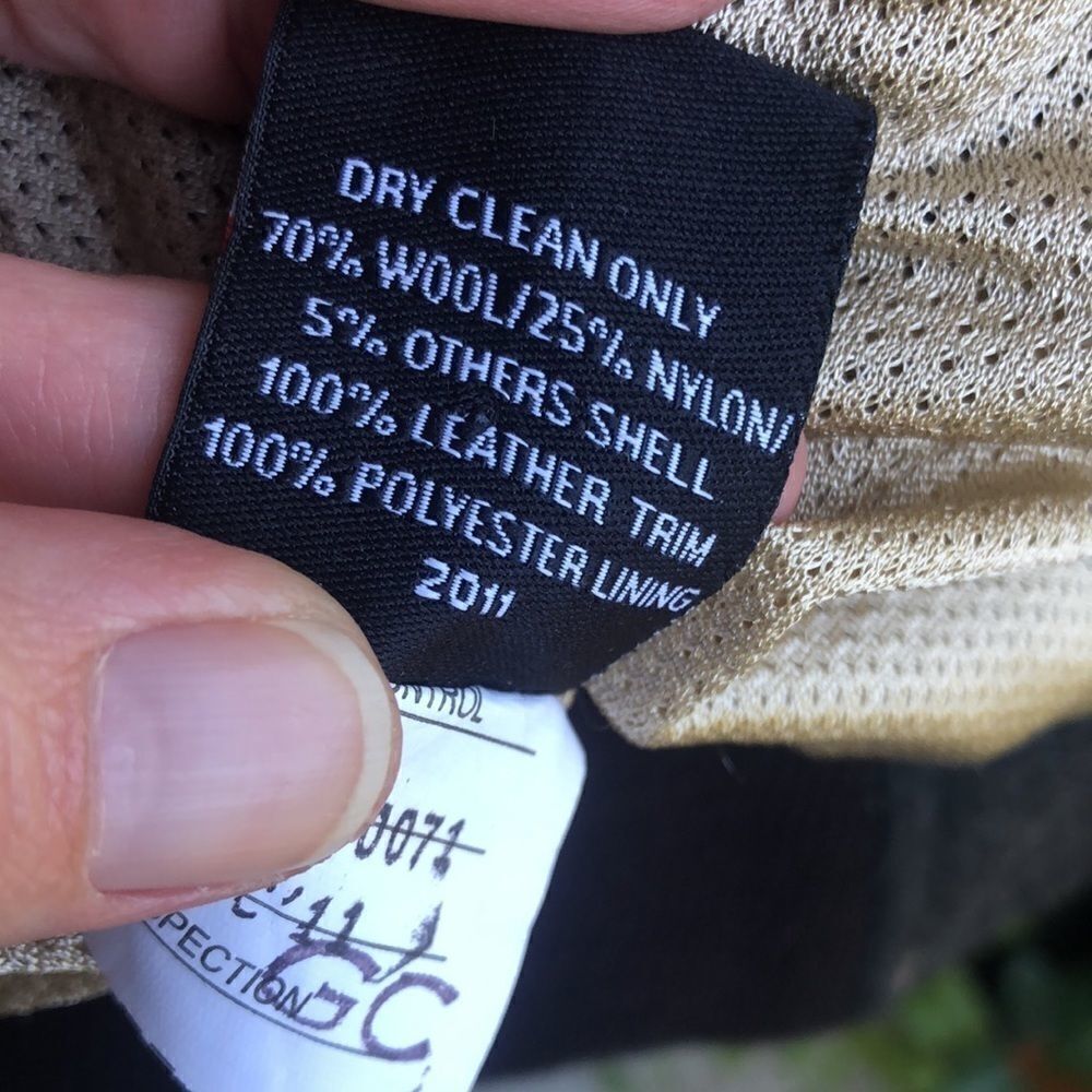 - NWOT Roland Sands Designer Men’s Wool/Leather Biker Jacket - Picture 16 of 16